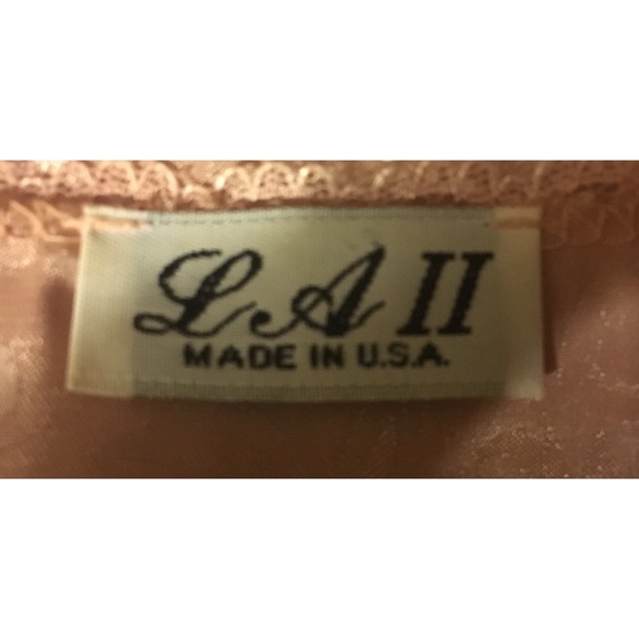 Light Pink Kimono Style Satin Robe - Picture 5 of 5